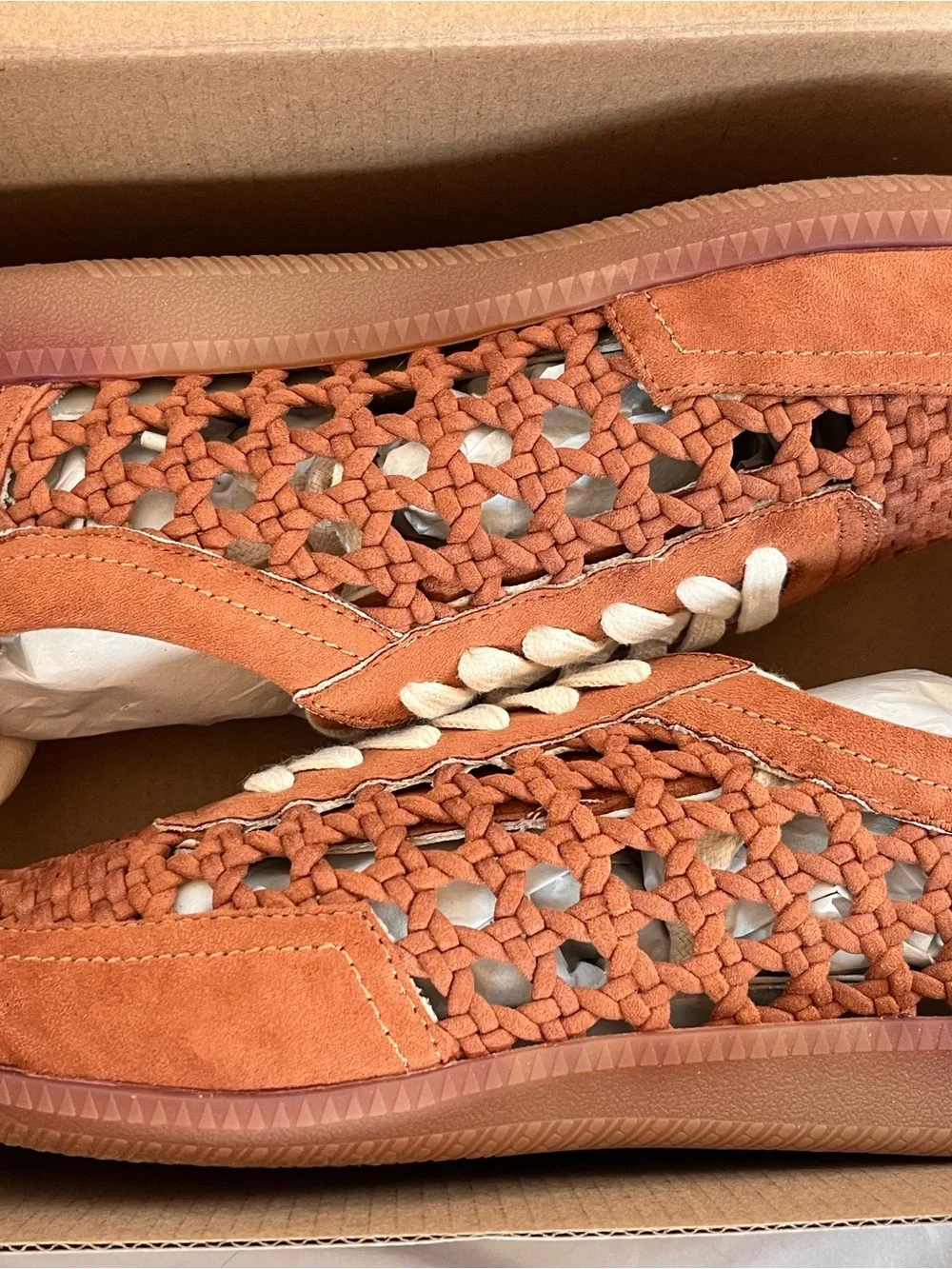 Crochet Lace-Up Summer Sneaker - New in Box